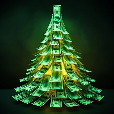 Money tree celebration theme