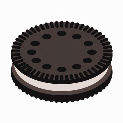 Delicious chocolate sandwich cookie treat