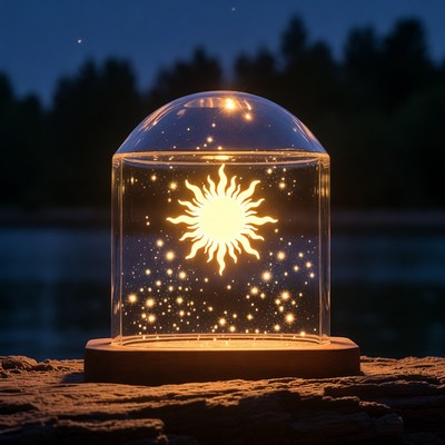 Light in the night sky