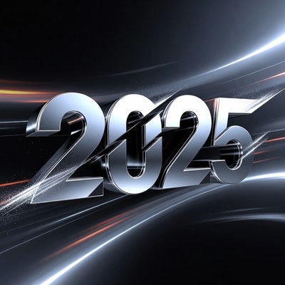Future year 2025 design with modern style
