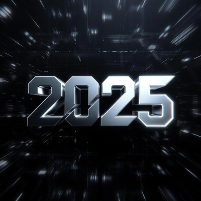 2025 in a futuristic style