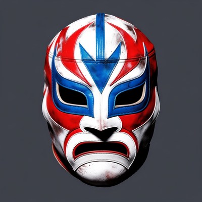 Mask of a luchador in mexico