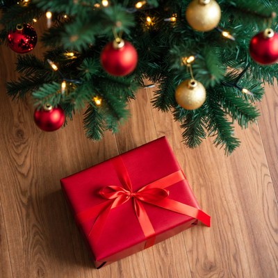 Gifts under the christmas tree