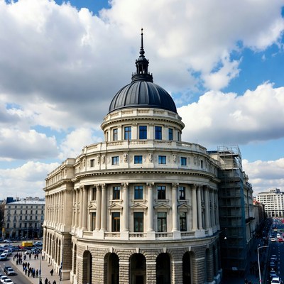 Historic building under blue sky