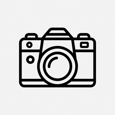 Camera illustration for design projects