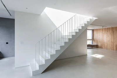 Staircase design in modern home space
