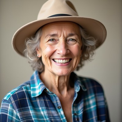 Woman smiling in casual outfit