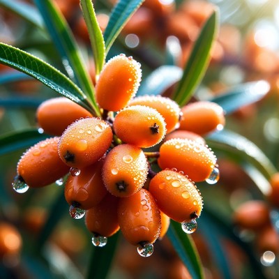 Fresh orange fruits with water droplets