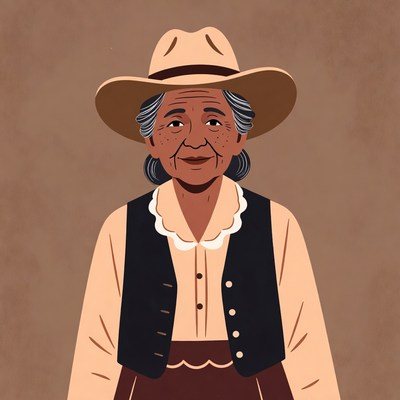 Portrait of a woman in a hat