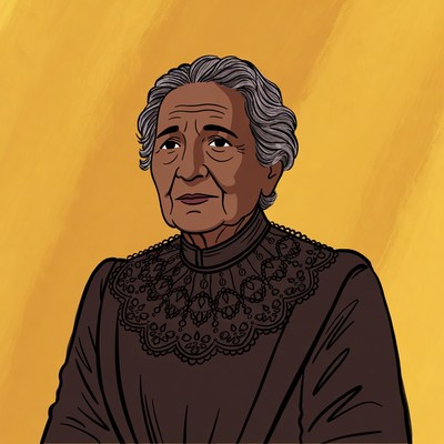 Portrait of an elderly woman