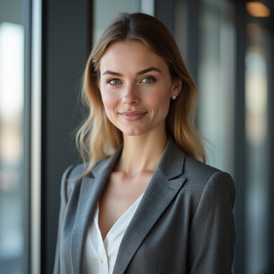 Professional woman in office setting