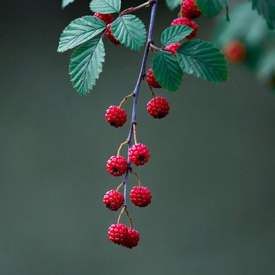 Red berries on a branch