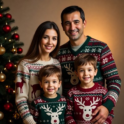 Family gathering during the holidays