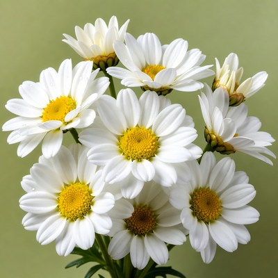 Daisies arranged in a bunch