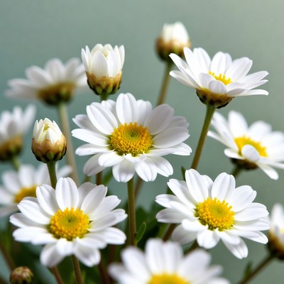 White flowers blooming in spring