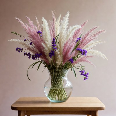 Beautiful flowers in a vase