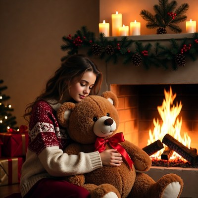 Warm moments by the fire