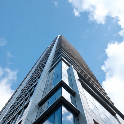 Tall building under blue sky