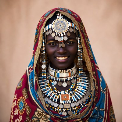 Traditional attire from a cultural celebration