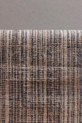 Textured fabric with striped pattern