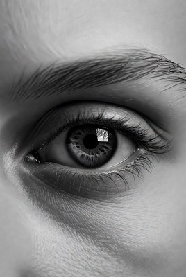 Close-up view of a human eye