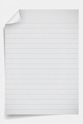 Blank paper ready for notes and ideas