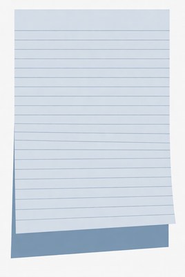 Blank paper on a table