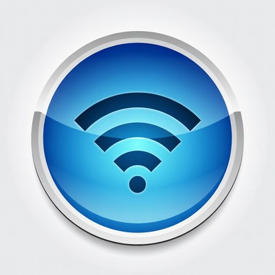 Wireless signal icon design concept