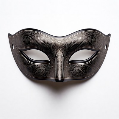 Decorative mask with intricate designs