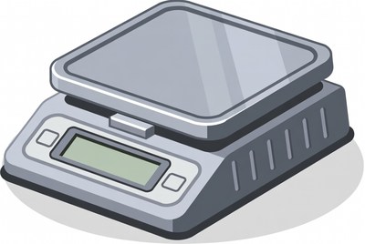 Digital kitchen scale for accurate measuring