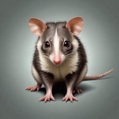 Close view of a small animal