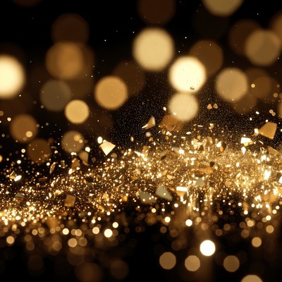 Golden particles in motion