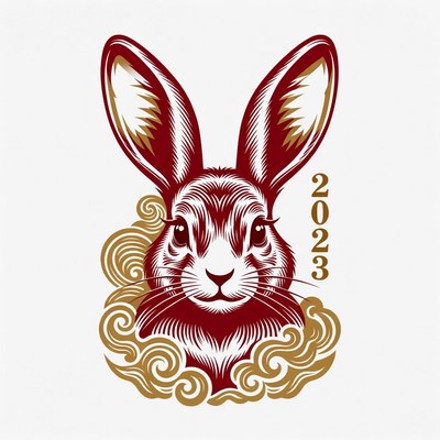 Rabbit design for the year 2023