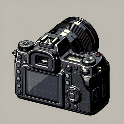 Camera design with detailed features