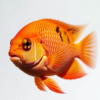 Orange fish swimming in water