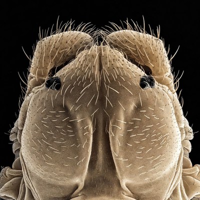 Close view of a tiny creature