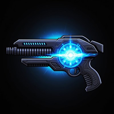Futuristic energy gun design