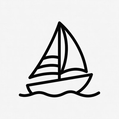 Sailboat on calm waters