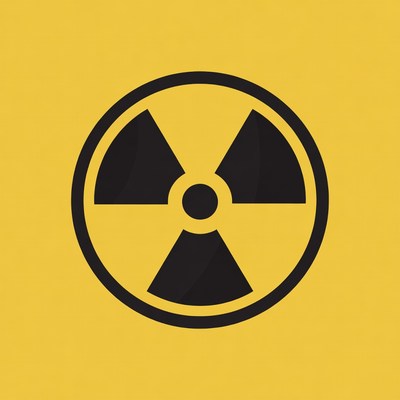 Warning symbol in yellow background