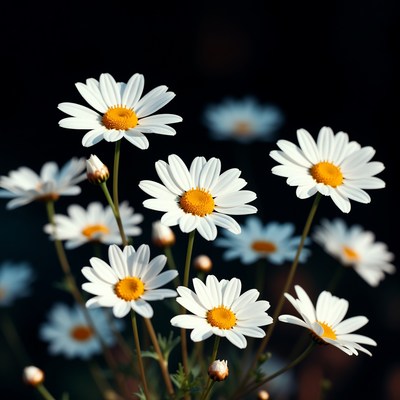 Daisies blooming in a garden