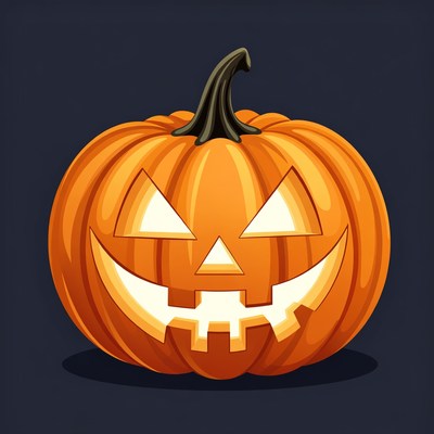 Jack-o'-lantern for halloween celebration