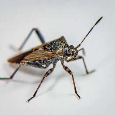 Insect on white surface