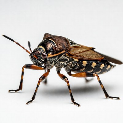 Insect on white surface