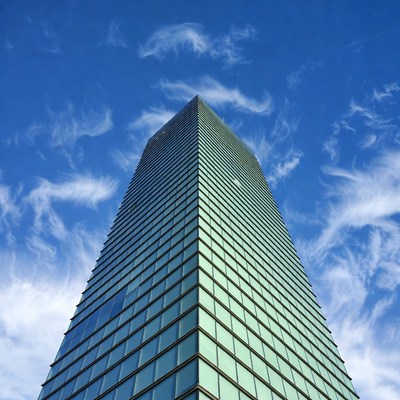 Modern building reaches for the sky