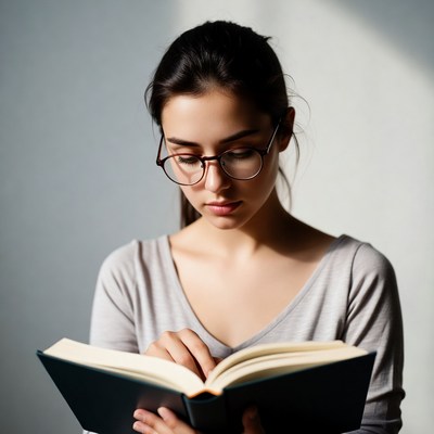 Reading indoors during daylight hours