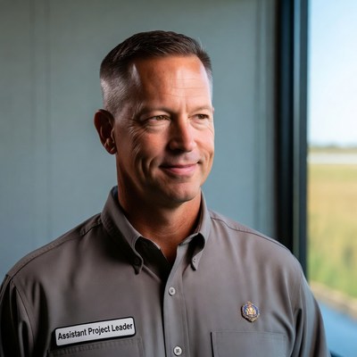 Assistant project leader in office setting