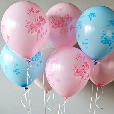 Colorful balloons for celebration event