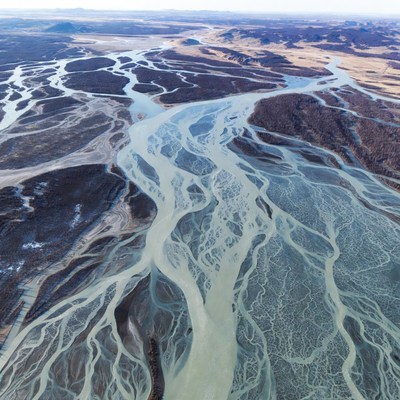 River flow in remote area