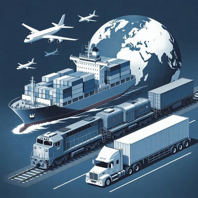 Global logistics in transportation network