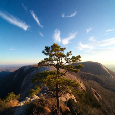View from stone mountain in georgia